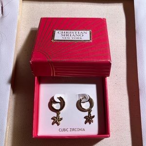 starfish hoop earrings